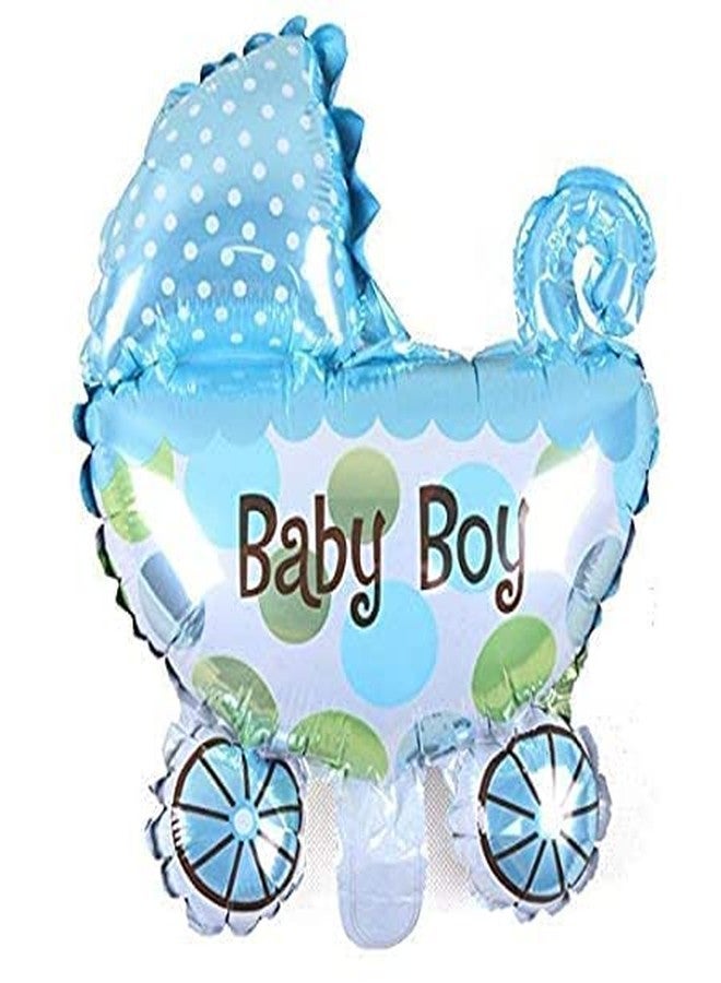 GROOVY DUDZ Baby Shower Letter Bunting Banner, Latex, Pram foil with Moon Foil Balloon Baby Shower Decorations Item Combo Set For Maternity, Pregnancy Photoshoot Material Items Supplies - 50Pcs - Image 5